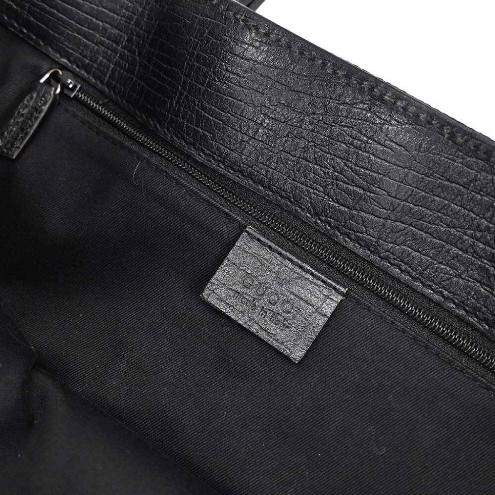 Gucci Black Canvas GG Tote Handbag - Picture 8 of 10